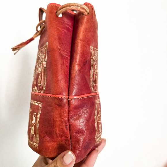 Vintage Mini Egyptian Bucket Bag - Picture 4 of 13